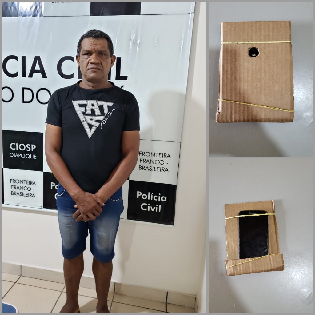 EM OIAPOQUE, POLÍCIA CIVIL PRENDE PROPRIETÁRIO DE ESTABELECIMENTO COMERCIAL QUE USAVA UM CELULAR PARA FILMAR FUNCIONÁRIA